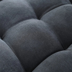 Tufted Corduroy Round Floor Seat Cushion