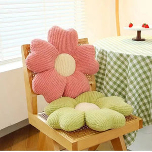 Plush Five-Petal Flower Floor Cushion Pillow