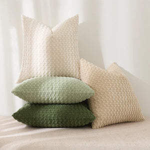Geometric Knit Throw Pillow Cover