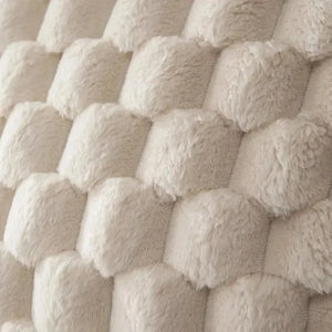 Bubble Textured Plush Pillow Cover