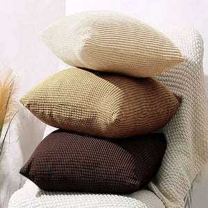 Waterproof Jacquard Textured Pillow Cover