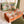 Vintage Floral Jacquard Ergonomic Lumbar Pillow