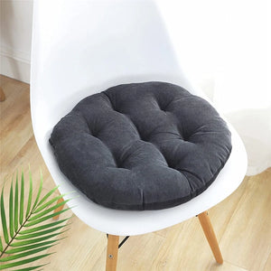 Tufted Corduroy Round Floor Seat Cushion