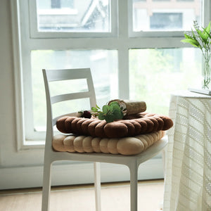Cookie Biscuit Plush Seat Chair Cushion