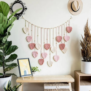 Bohemian Macrame Leaf Tassel Garland