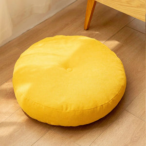 Minimalist Round Velvet Floor Seat Cushion