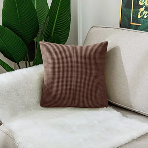 Waterproof Jacquard Textured Pillow Cover