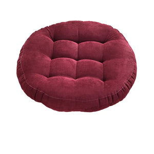 Tufted Corduroy Round Floor Seat Cushion