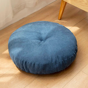 Minimalist Round Velvet Floor Seat Cushion