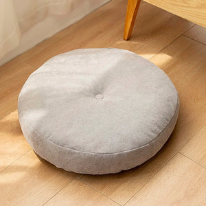 Minimalist Round Velvet Floor Seat Cushion