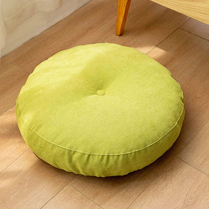 Minimalist Round Velvet Floor Seat Cushion