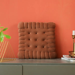 Cookie Biscuit Plush Seat Chair Cushion