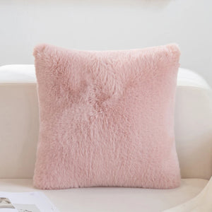 Ultra Soft Plush Faux Fur Pillow Cover
