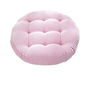 Tufted Corduroy Round Floor Seat Cushion