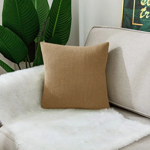 Waterproof Jacquard Textured Pillow Cover
