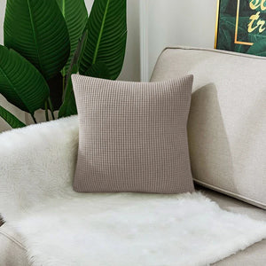 Waterproof Jacquard Textured Pillow Cover