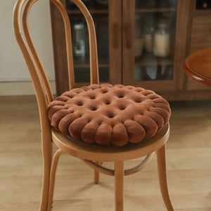 Cookie Biscuit Plush Seat Chair Cushion
