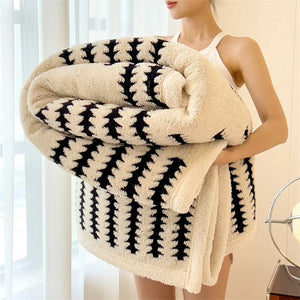 Super Thick Warm Flannel Sherpa Blanket