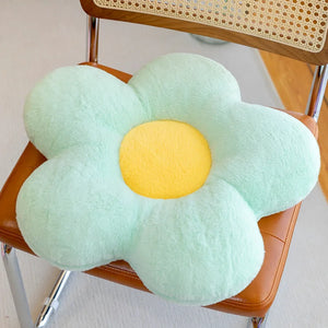 Plush Flower Shaped Floor Cushion Pillow