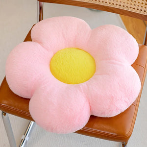 Plush Flower Shaped Floor Cushion Pillow