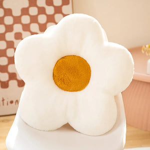 Plush Flower Shaped Floor Cushion Pillow