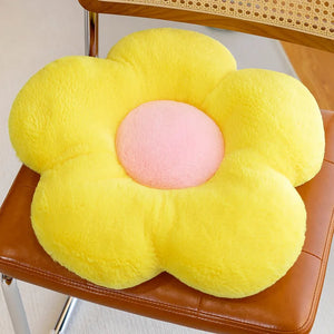 Plush Flower Shaped Floor Cushion Pillow