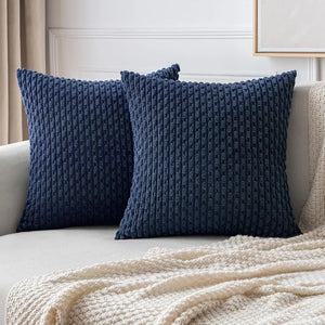 Soft Corduroy Boho Textured Pillow Cover