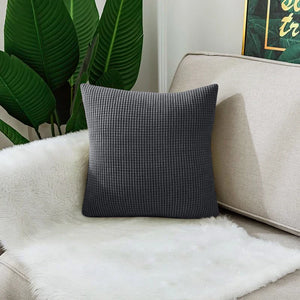 Waterproof Jacquard Textured Pillow Cover